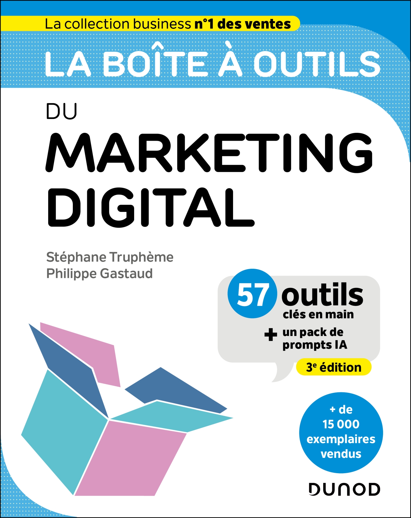 Couverture du livre La boîte à outils du Marketing digital - 3e édition